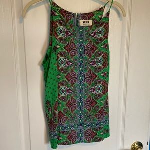Verse Green Halter Top
